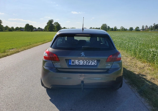 Peugeot 308 cena 29900 przebieg: 144400, rok produkcji 2016 z Łosice małe 191